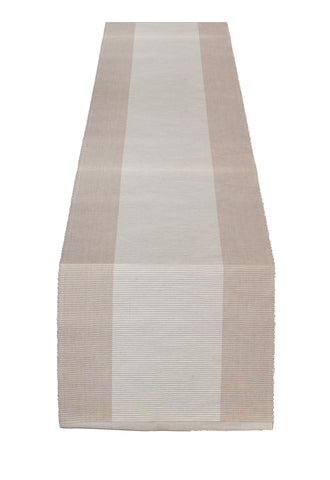 Lushomes Table Runner, For 4 Seater, Center Table, dining table decorative items, For Living Room, Cotton Dinning Coffee and Tea Table Runner, 13x51 Inches, Ribbed (Cream, 13x51 Inches, Pack of 1)