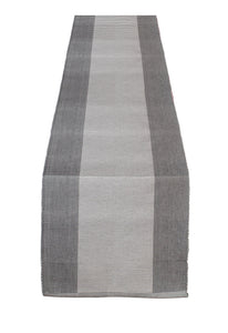 Lushomes Table Runner, For 4 Seater, Center Table, dining table decorative items, For Living Room, Cotton Dinning Coffee and Tea Table Runner, 13x51 Inches, Ribbed (Grey, 13x51 Inches, Pack of 1)