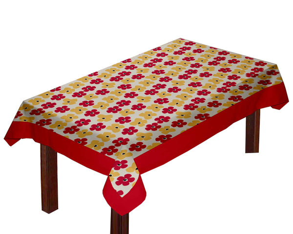 Lushomes center table cover, Cotton Basic Printed Dining Table Cover Cloth ( Size 36 x 60 Inches , Center Table Cloth)