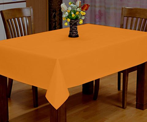Lushomes side table cover, Fancy Orange Classic Plain Cotton Dining Table Cloth ,Home Decor Items, Side Table Cover, small table cover, tea table cover(Size 40 x 40”, Side Table Cover)